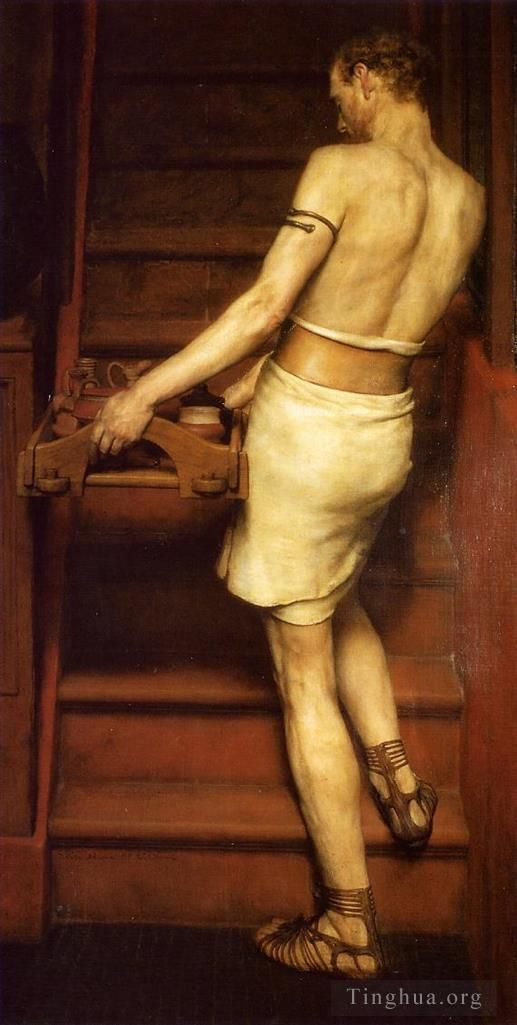 Sir Lawrence Alma-Tadema Peinture à l'huile - Le potier