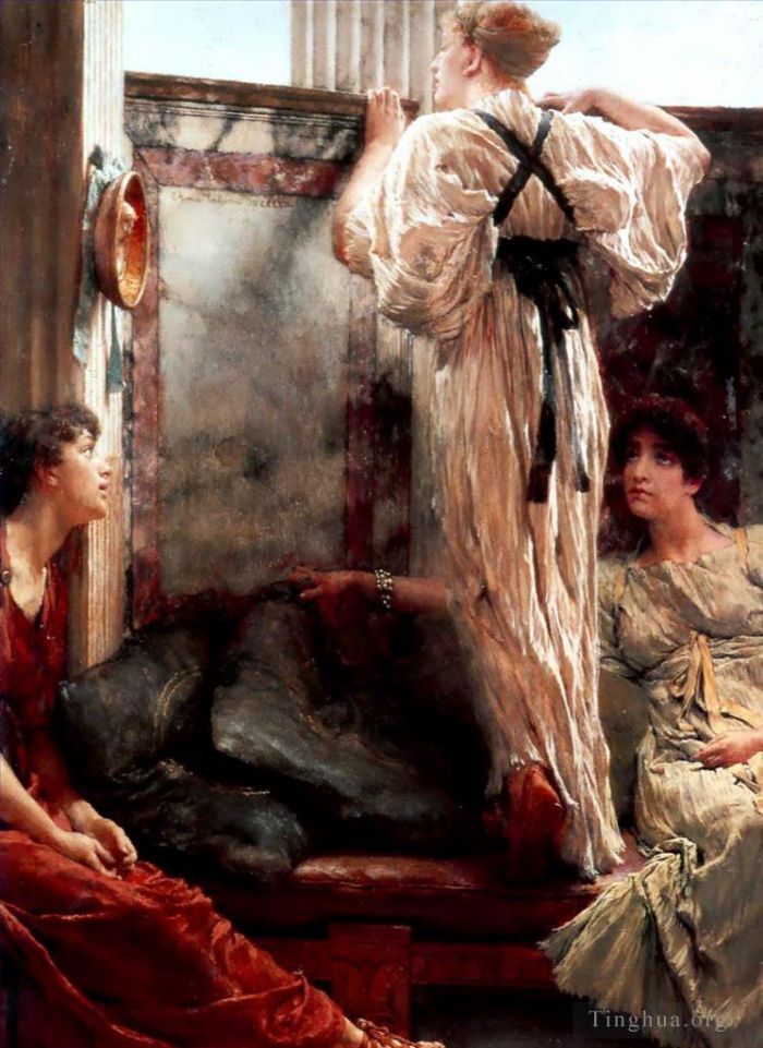 Sir Lawrence Alma-Tadema Peinture à l'huile - Qui est-ce