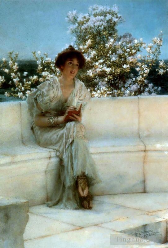 Sir Lawrence Alma-Tadema Peinture à l'huile - Les années au printemps