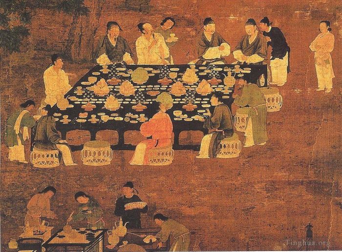 Zhao Ji Art Chinois - Un détail de fête élégant 1100
