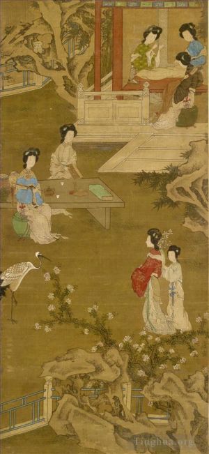 Tang Yin œuvres - Faire une copie anonyme de la robe de la mariée après Tang Yin