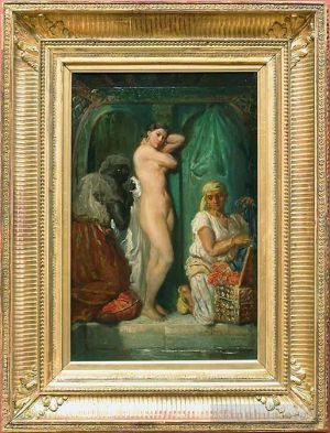 Théodore Chassériau œuvres - Un bain au sérail