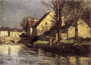 Theodore Clement Steele œuvres - Canal de Schlessheim