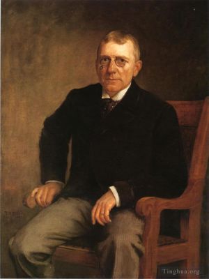 Theodore Clement Steele œuvres - Portrait de James Whitcomb Riley