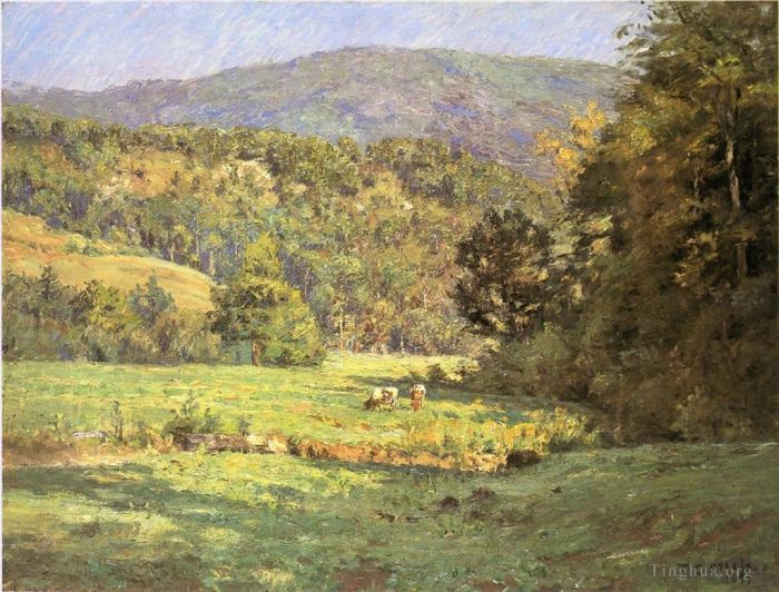 Theodore Clement Steele Peinture à l'huile - Montagne Roan