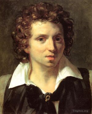 Théodore Géricault œuvres - Un portrait d'un jeune homme