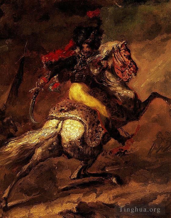 Théodore Géricault Peinture à l'huile - Etude pour Casseur de Charge TAC