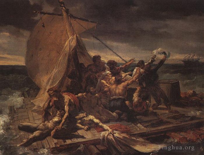 Théodore Géricault Peinture à l'huile - Étude pour Radeau de la méduse MHA