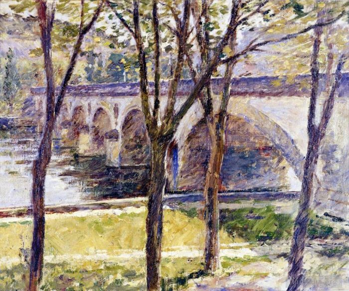 Theodore Robinson Peinture à l'huile - Pont près de Giverny