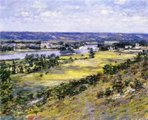 Theodore Robinson œuvres - Vallée de la Seine depuis les hauteurs de Giverny
