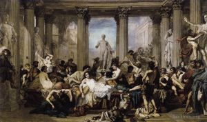 Thomas Couture œuvres - Romains de la décadence