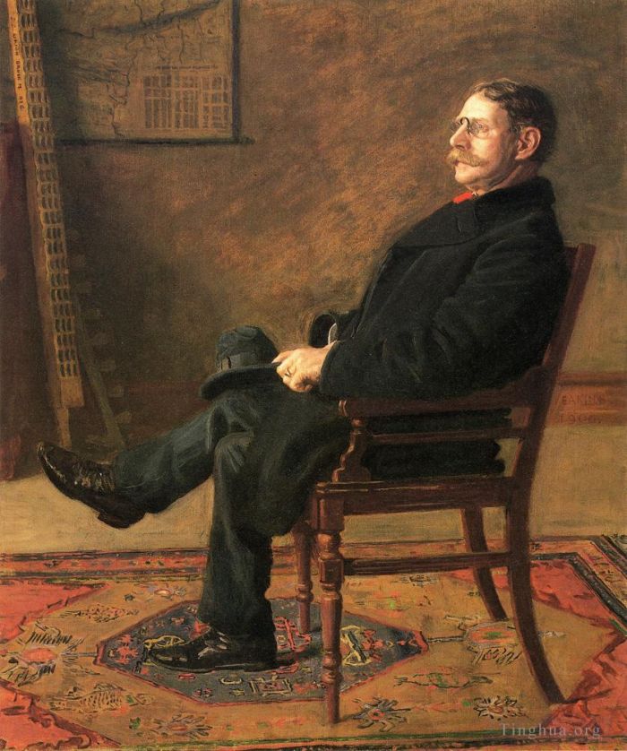 Thomas Cowperthwait Eakins Peinture à l'huile - Frank Jay St John
