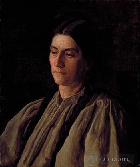 Thomas Cowperthwait Eakins Peinture à l'huile - Mère Annie Williams Gandy