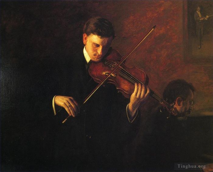 Thomas Cowperthwait Eakins Peinture à l'huile - Musique