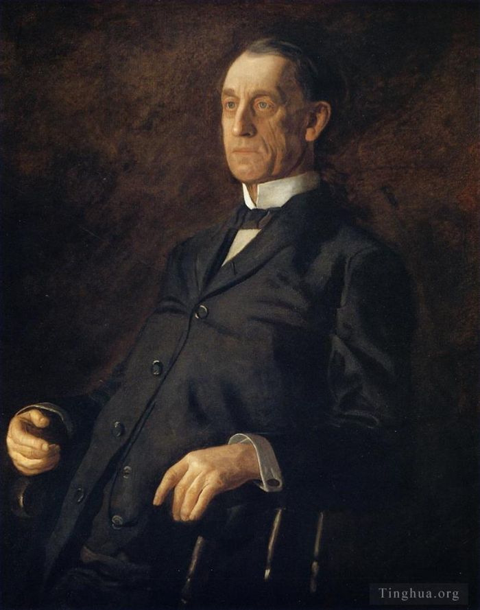 Thomas Cowperthwait Eakins Peinture à l'huile - Portrait d'Asburyh W Lee