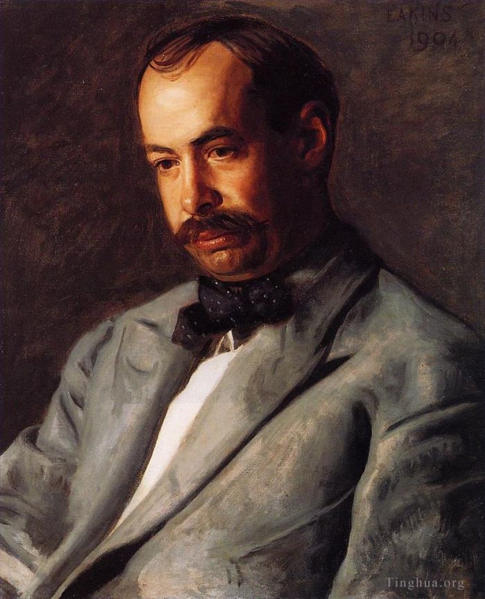 Thomas Cowperthwait Eakins Peinture à l'huile - Portrait de Charles Percival Buck