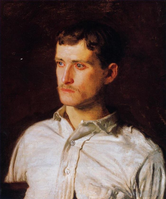 Thomas Cowperthwait Eakins Peinture à l'huile - Portrait de Douglass Morgan Hall