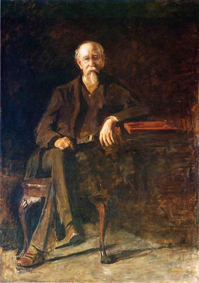 Thomas Cowperthwait Eakins Peinture à l'huile - Portrait du Dr William Thompson