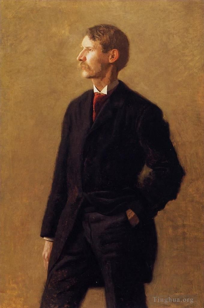 Thomas Cowperthwait Eakins Peinture à l'huile - Portrait de Harrison S. Morris
