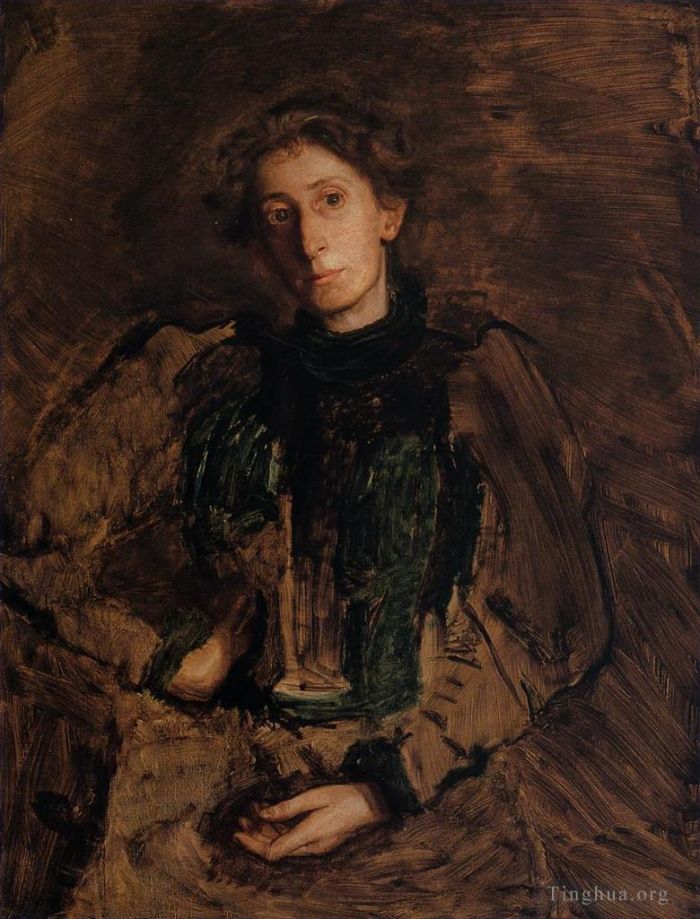 Thomas Cowperthwait Eakins Peinture à l'huile - Portrait de Jennie Dean Kershaw