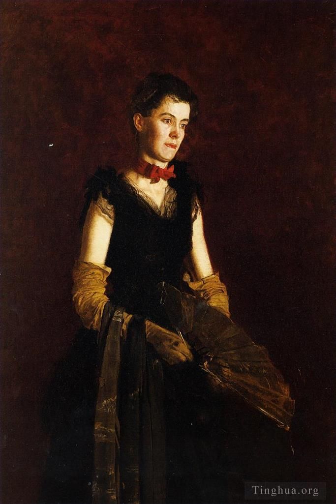 Thomas Cowperthwait Eakins Peinture à l'huile - Portrait de Letitia Wilson Jordanie