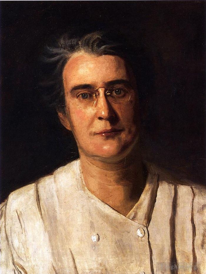 Thomas Cowperthwait Eakins Peinture à l'huile - Portrait de Lucy Langdon Williams Wilson