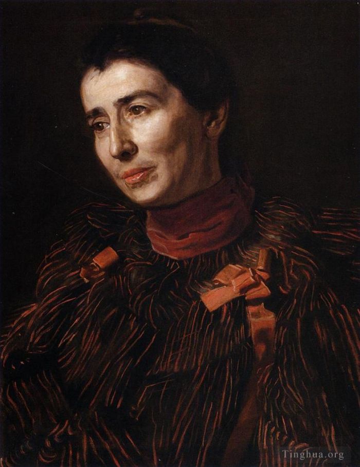 Thomas Cowperthwait Eakins Peinture à l'huile - Portrait de Mary Adeline Williams2