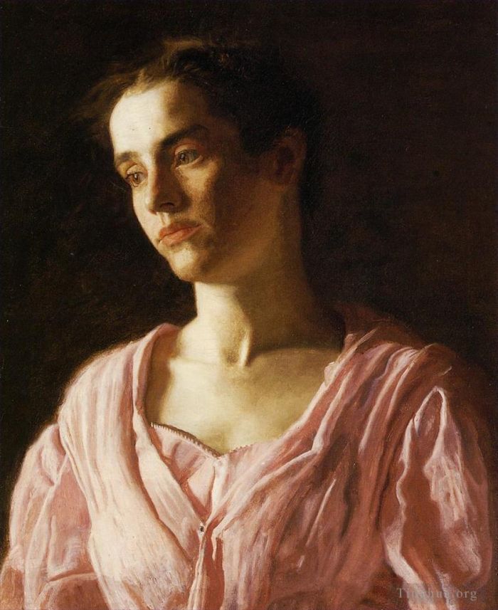 Thomas Cowperthwait Eakins Peinture à l'huile - Portrait de Maud Cook