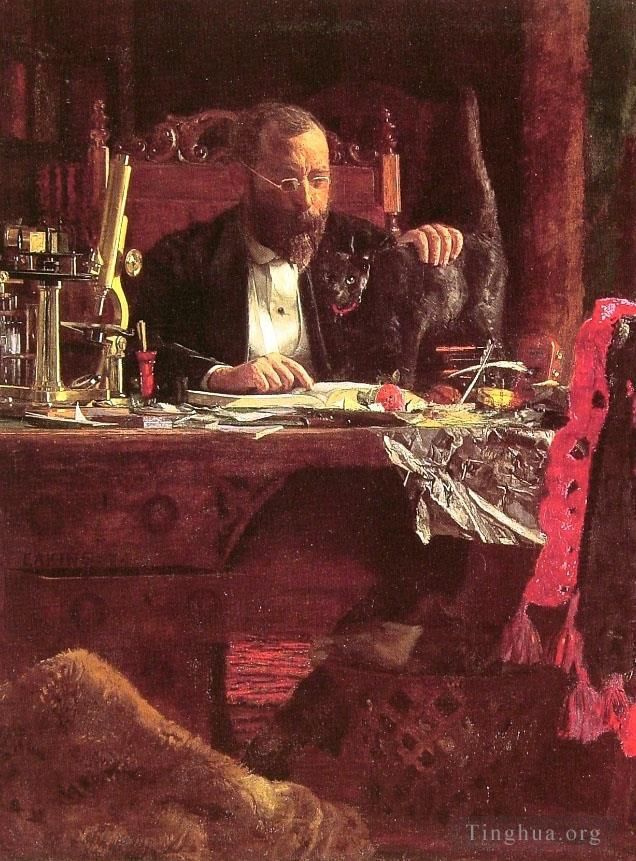 Thomas Cowperthwait Eakins Peinture à l'huile - Professeur Benjamin Howard Rand