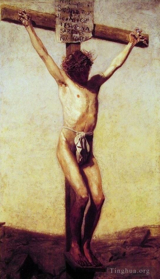 Thomas Cowperthwait Eakins Peinture à l'huile - La CrucifixionThomas Eakins