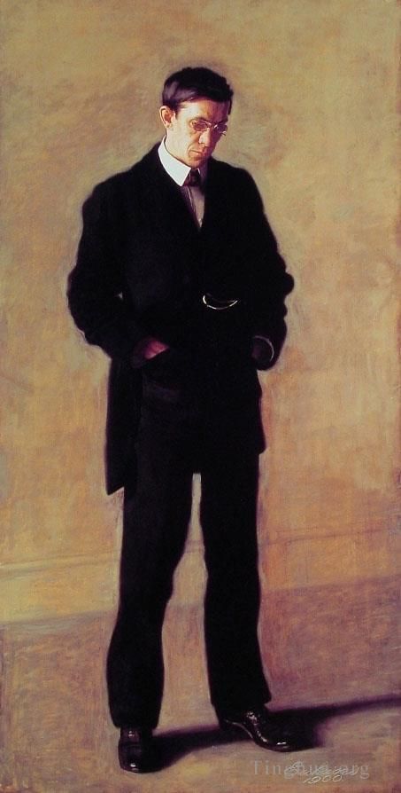 Thomas Cowperthwait Eakins Peinture à l'huile - Le penseur