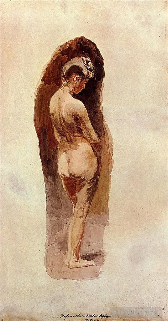Thomas Cowperthwait Eakins Types de peintures - Nu féminin