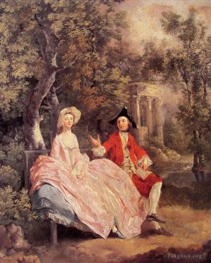 Thomas Gainsborough œuvres - Conversation dans un parc