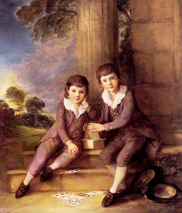 Thomas Gainsborough Peinture à l'huile - John et Henry Trueman Villebois