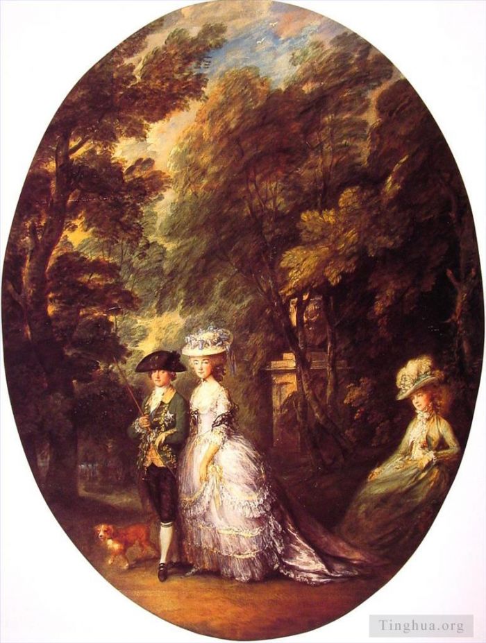 Thomas Gainsborough Peinture à l'huile - Le duc et la duchesse de Cumberland