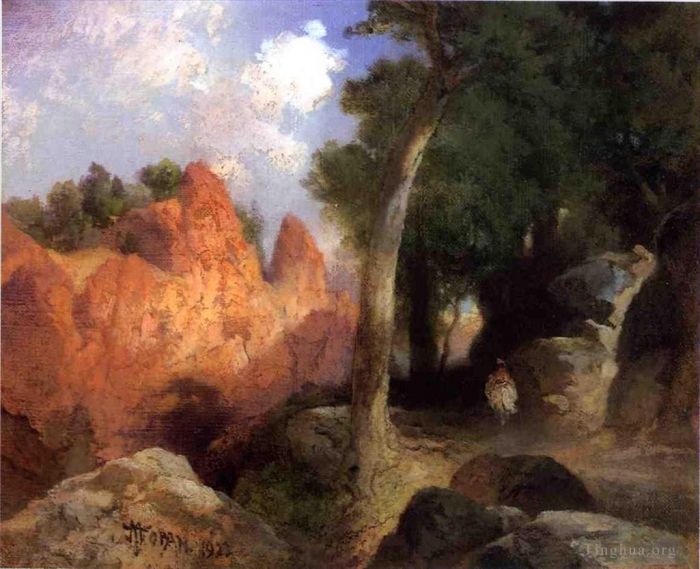 Thomas Moran Peinture à l'huile - Canyon des nuages