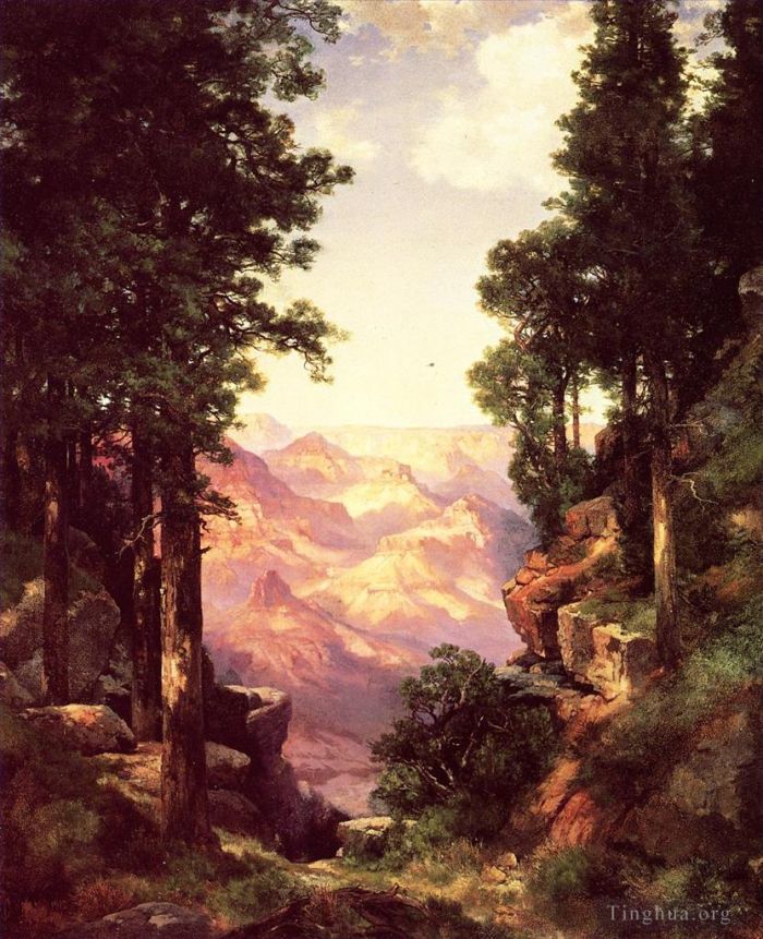 Thomas Moran Peinture à l'huile - grand Canyon