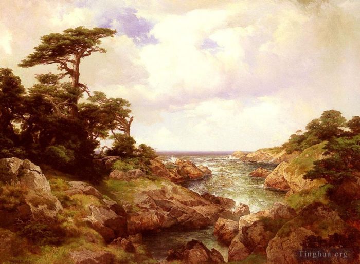 Thomas Moran Peinture à l'huile - Côte de Monterey
