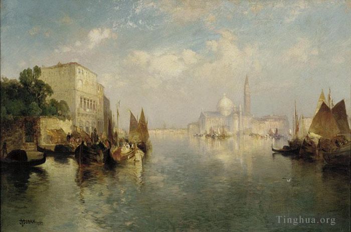 Thomas Moran Peinture à l'huile - Venise