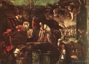 Tintoretto œuvres - Adoration des Mages