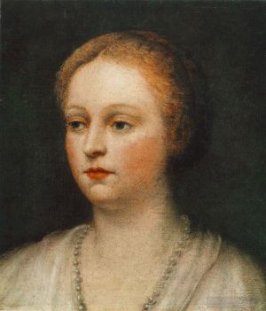 Tintoretto œuvres - Portrait d'une femme
