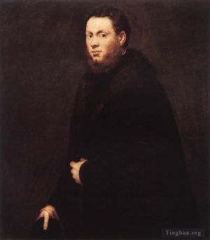 Tintoretto œuvres - Portrait d'un jeune gentilhomme