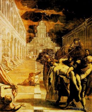 Tintoretto œuvres - Le vol du cadavre de saint Marc