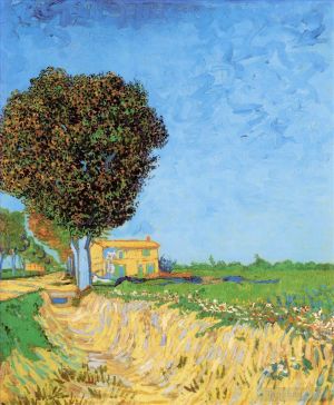 Vincent Willem Van Gogh œuvres - Une ruelle près d’Arles