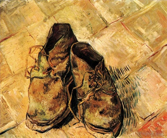 Vincent Willem Van Gogh Peinture à l'huile - Une paire de chaussures
