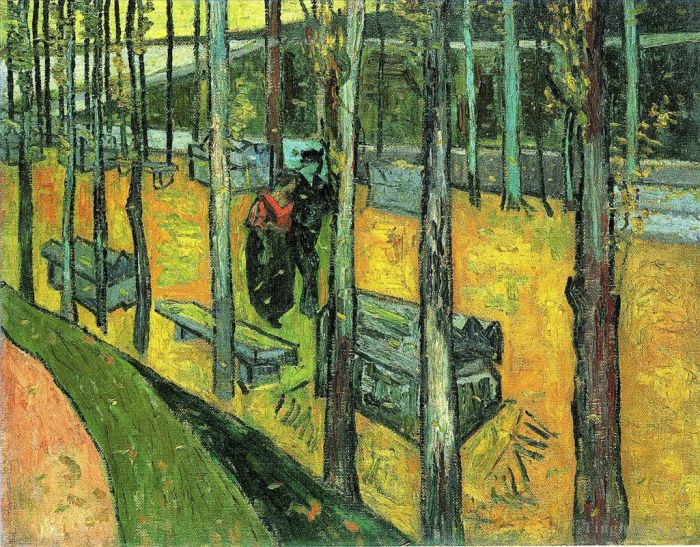 Vincent Willem Van Gogh Peinture à l'huile - Alychamps Automne