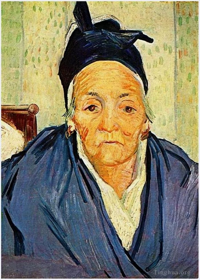 Vincent Willem Van Gogh Peinture à l'huile - Une vieille femme d'Arles
