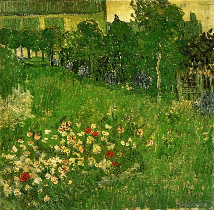 Vincent Willem Van Gogh Peinture à l'huile - Le jardin de Daubigny 2
