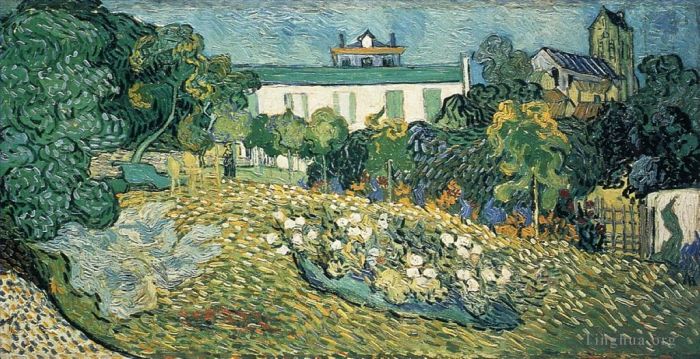 Vincent Willem Van Gogh Peinture à l'huile - Le jardin de Daubigny 3