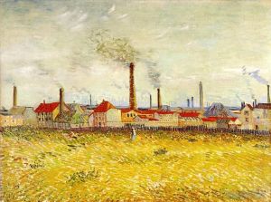 Vincent Willem Van Gogh œuvres - Les usines d'Asnières vues du quai de Clichy